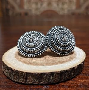 Vintage John Hardy Sterling Clip On Earrings